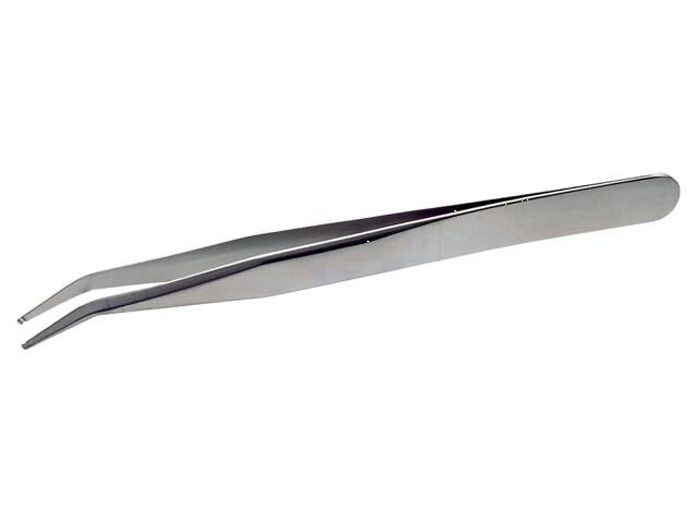 Pincet; 120mm; Bladen: gebogen; SMD Pincet; 120mm; Bladen: gebogen; SMD